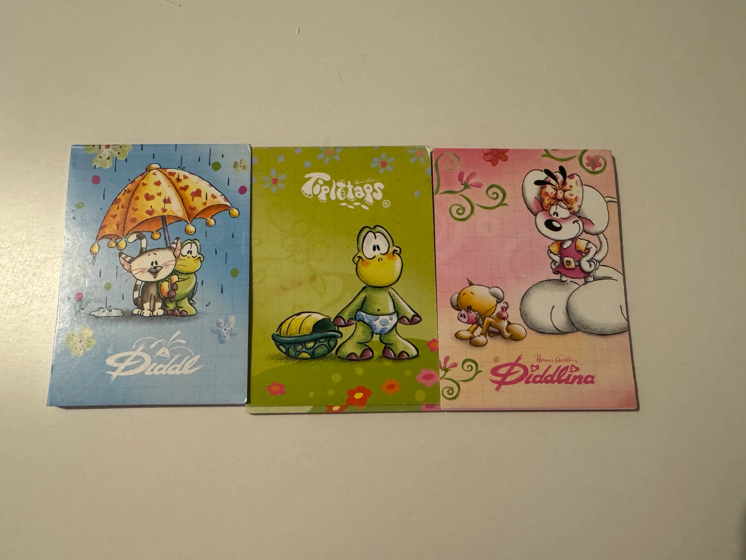 Lot de 3 feuilles A7 Diddl